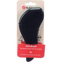 Hondenborstel Ergo zacht universeel lichtgroen Per stuk - thumbnail