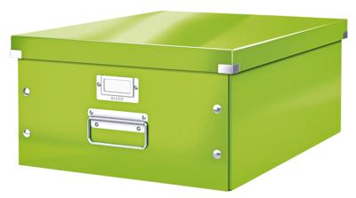 Opbergbox leitz wow click store 369x200x482mm gn | 6 stuks