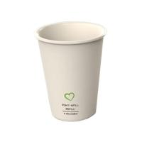 Reusable Plastic Koffiebeker Blanco Beige (400x180cc) - thumbnail