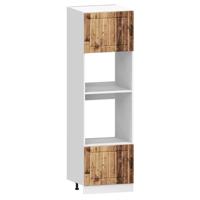 7-delige Keukenkastenset Kalmar bewerkt hout oud houtkleurig - thumbnail