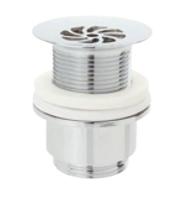 Kirchhoff DAV-3WK aftapkraan, chroom, 1 1/4" x 65 mm, zonder plug - 98807350 - thumbnail
