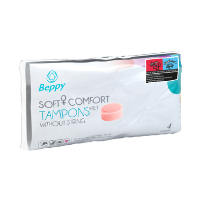 Beppy Soft+ comfort tampons wet 4 Stuks