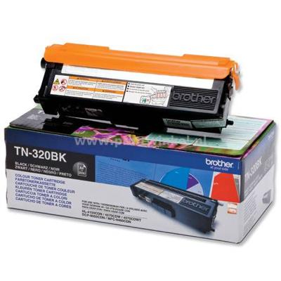Brother Toner TN-320BK Origineel Zwart 2500 bladzijden TN320BK