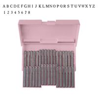 We R Makers • alphabet stamps serif font upper case and numbers with case - thumbnail