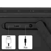 Hama Bluetooth®-luidspreker PowerBrick 2.0 Spatwaterdicht 8 W Zw. - thumbnail