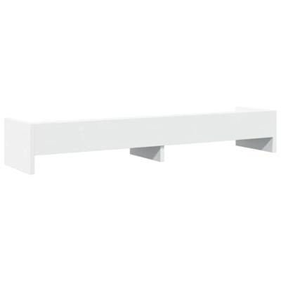 VidaXL Monitorstandaard 100x24x16 cm bewerkt hout wit