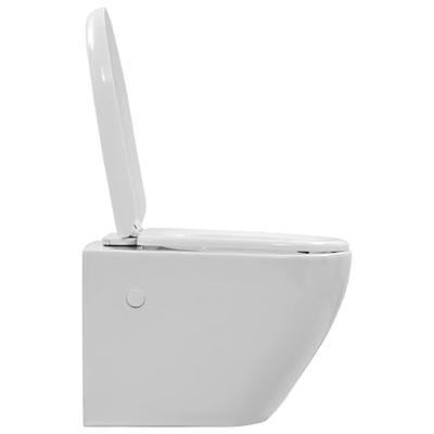 Hangend toilet randloos keramiek wit Hangend toilet randloos keramiek wit