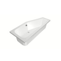 Hoekbad Xenz Lagoon Compact 170x75x45 cm Rechts Wit - thumbnail