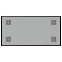 Magneetbord voor aan de wand 40x20 cm gehard glas zwart - thumbnail