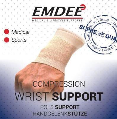 Emdee Elastische Support Bandages Wrist Support Bandage Maat M Art.57641 1Stuks