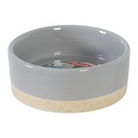 Zolux olaria voerbak keramiek grijs - thumbnail