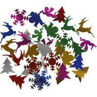 Creativ Company Pailletten, afm 15 mm, metallic kleuren, 250 gr/ 1 doos - thumbnail