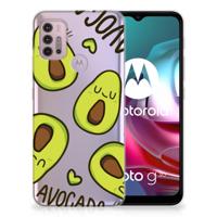 Motorola Moto G30 | G10 Telefoonhoesje met Naam Avocado Singing - thumbnail