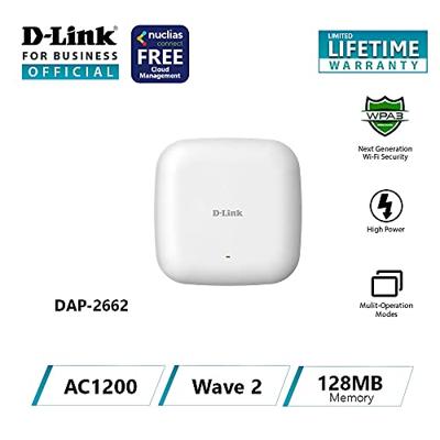 D-Link DAP-2662 DAP-2662 Single WiFi-accesspoint 1200 MBit/s 2.4 GHz, 5 GHz D-Link DAP-2662 DAP-2662 Single WiFi-accesspoint 1200 MBit/s 2.4 GHz, 5 GHz