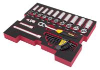 Stanley handgereedschap FMHT0-74296 FatMax Tstak Insert Doppenset 3/8" 38-delig - FMHT0-74296 - thumbnail