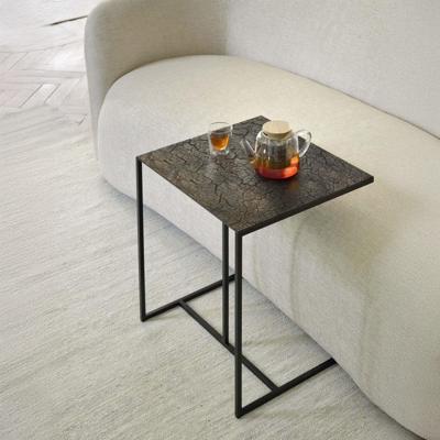 Ethnicraft Bijzettafel 'Tripic' Minerals, 45 x 40cm, kleur Whisky