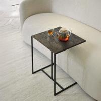 Ethnicraft Bijzettafel 'Tripic' Minerals, 45 x 40cm, kleur Whisky - thumbnail