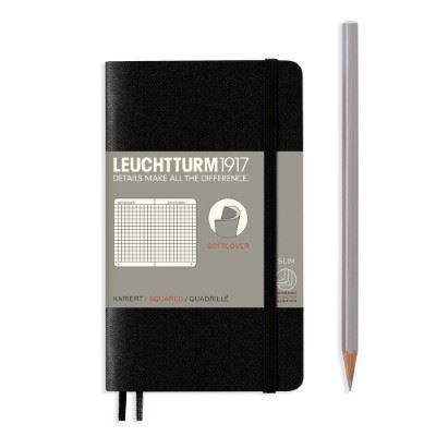 Leuchtturm Black, Softcover, Composition (B5), 123 p., squared