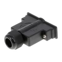 Molex 1727040196 D-sub behuizing Kunststof 180 ° Zwart 1 stuk(s) - thumbnail