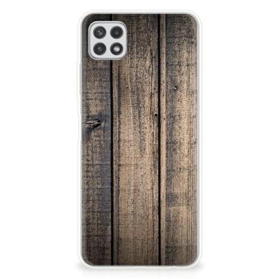 Samsung Galaxy A22 5G | Bumper Hoesje | Steigerhout Samsung Galaxy A22 5G | Bumper Hoesje | Steigerhout