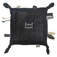 Label Label Knuffeldoekje donker blauw - thumbnail