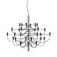 Flos 2097|30 by Gino Sarfatti kroonluchter Ø88 opaal chroom - thumbnail