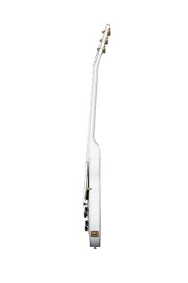Epiphone Les Paul Custom Alpine White elektrische gitaar met hard case - thumbnail