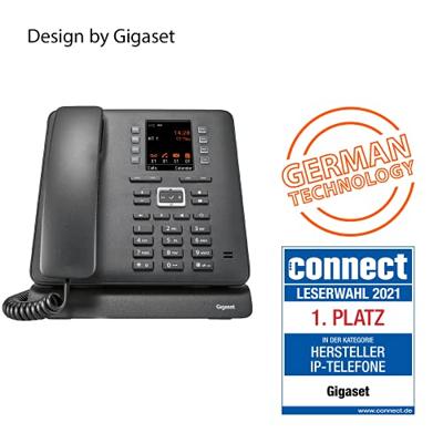 Gigaset Pro Maxwell C Vaste VoIP-telefoon Bluetooth, Handsfree, Headsetaansluiting, Optisch belsignaal, Nummerherhaling TFT Zwart