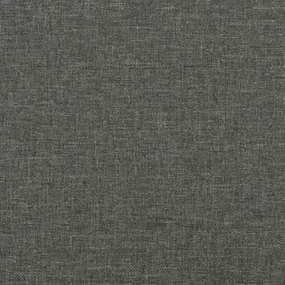 Bedframe zonder matras stof donkergrijs 160x200 cm