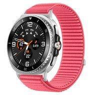 Nylon ribbelbandje - Roze - Samsung Galaxy Watch 8 - 40mm / 44mm - thumbnail