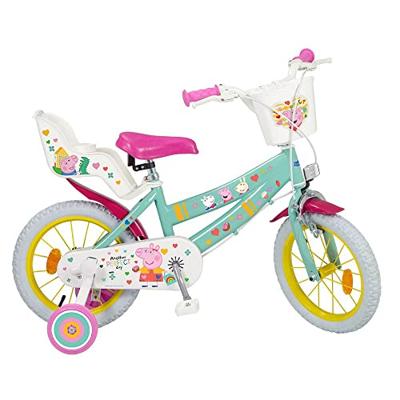 Kinderfiets 14" Peppa Pig groen 1498 TOIMSA