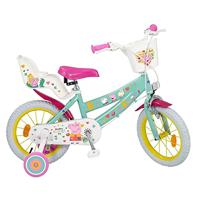 Kinderfiets 14" Peppa Pig groen 1498 TOIMSA - thumbnail
