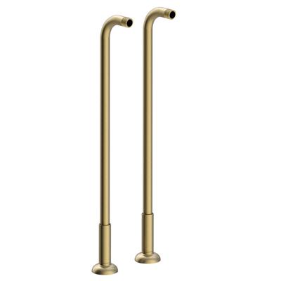 Badkraankoppelingen Tres Clasic Vrijstaand Verouderd Messing Mat