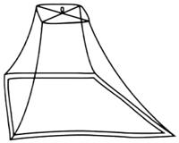 Cocoon Mosquito Net Travel Ultralight Duo Klamboe White - thumbnail