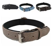 Nobleza Hondenhalsband gevoerd - Vegan leer - 31cm - thumbnail
