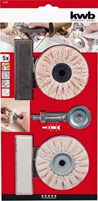 kwb 485300 Set polissen - 6-delig incl Polijstpasta 6 stuk(s)
