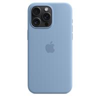 Apple Silicone MagSafe Hoesje iPhone 15 Pro Max Winter Blue - thumbnail