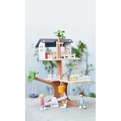 Classic World world houten poppenhuis boomhut, 31dlg.