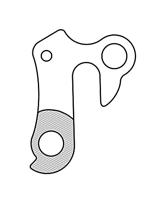 Union Derailleurhanger gh-021 zilver - thumbnail