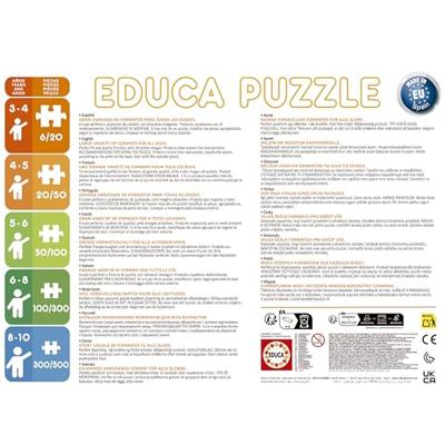 Puzzel - EDUCA - Kleine Bruine Beer: 4 progressieve puzzels voor kinderen van 12 tot 25 stukjes voor 3-jarigen Puzzel - EDUCA - Kleine Bruine Beer: 4 progressieve puzzels voor kinderen van 12 tot 25 stukjes voor 3-jarigen