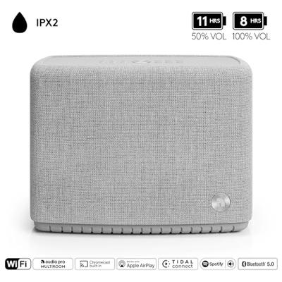 Audio Pro A15 Draagbare Smart Multiroom Wifi speaker Grijs - thumbnail