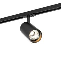 QAZQA Moderne spot zwart voor railsysteem 1-fase 70mm - Iconic Jeana - thumbnail