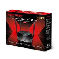 Mercusys WiFi 6 1800 Mbps router, dual-band wifi-router, 4 RJ45 Gigabit poorten, 4 antennes 5 dBi, MU-MIMO, WPA3, intelligente verbinding, ouderlijk toezicht, BSS-kleurtechnologie, MR70X - thumbnail
