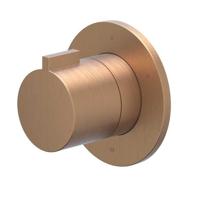 Afbouwdeel IVY Pact 3-Weg Stop-Omstel Symmetry Met Rond Rozet Geborsteld Mat Koper PVD - thumbnail