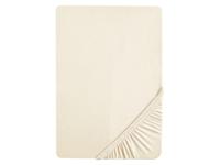 Biberna Jersey hoeslaken (Naturel, 180-200 x 200 cm) - thumbnail