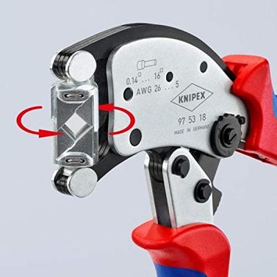 KNIPEX Twistor 16 Zelfinstellende krimptang voor adereindhulzen - thumbnail