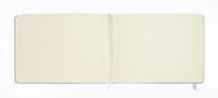 Kangaro Schetsboek - Landscape Mint - Hardcover - 80 vellen - 140g - Roomwit Papier met Elastiek en Lint - thumbnail