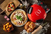 Ariete Pizzaoven Da Gennaro 1200 W Rood en zwart - thumbnail