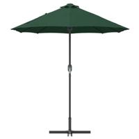 Tuinparasol Groen 380 x 196 x 235 cm Poedergecoat staal - thumbnail