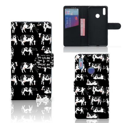 Huawei Y7 (2019) | Telefoonhoesje | Met pasjeshouder | Koetjes Huawei Y7 (2019) | Telefoonhoesje | Met pasjeshouder | Koetjes